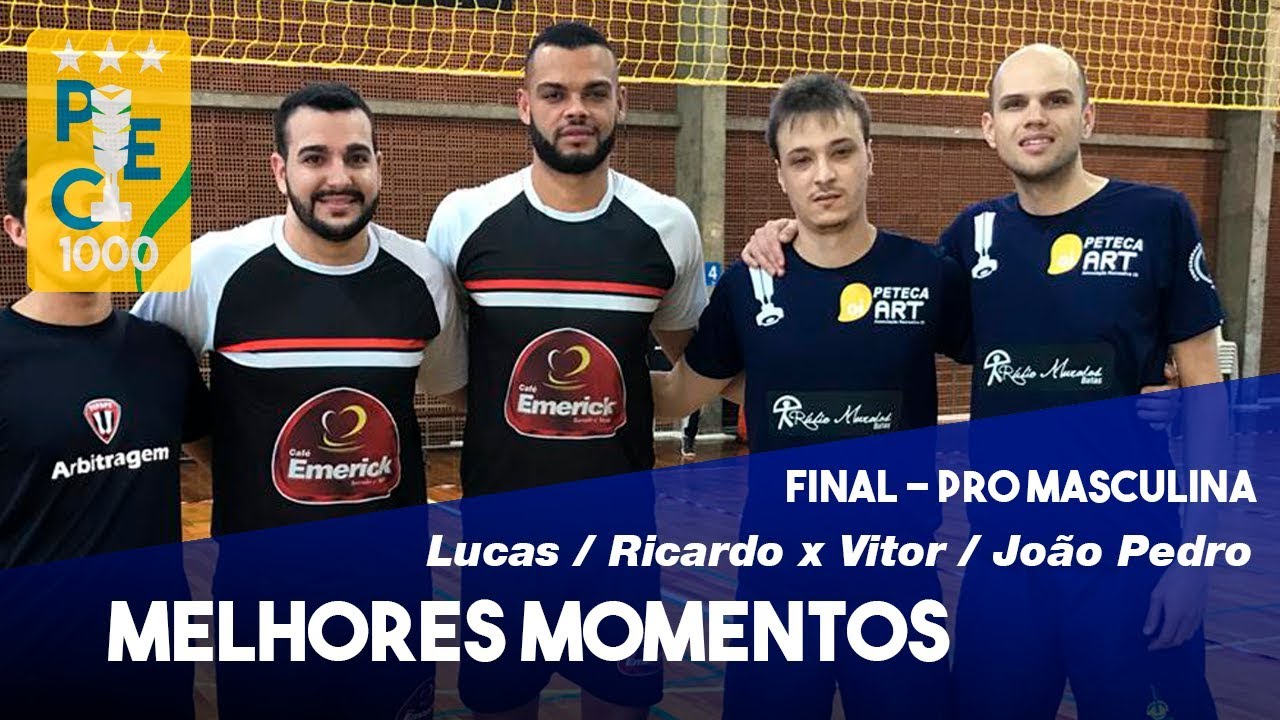 Final Copa SP de Peteca (PEC 1000) - Lucas e Ricardo x João Pedro e Vitor