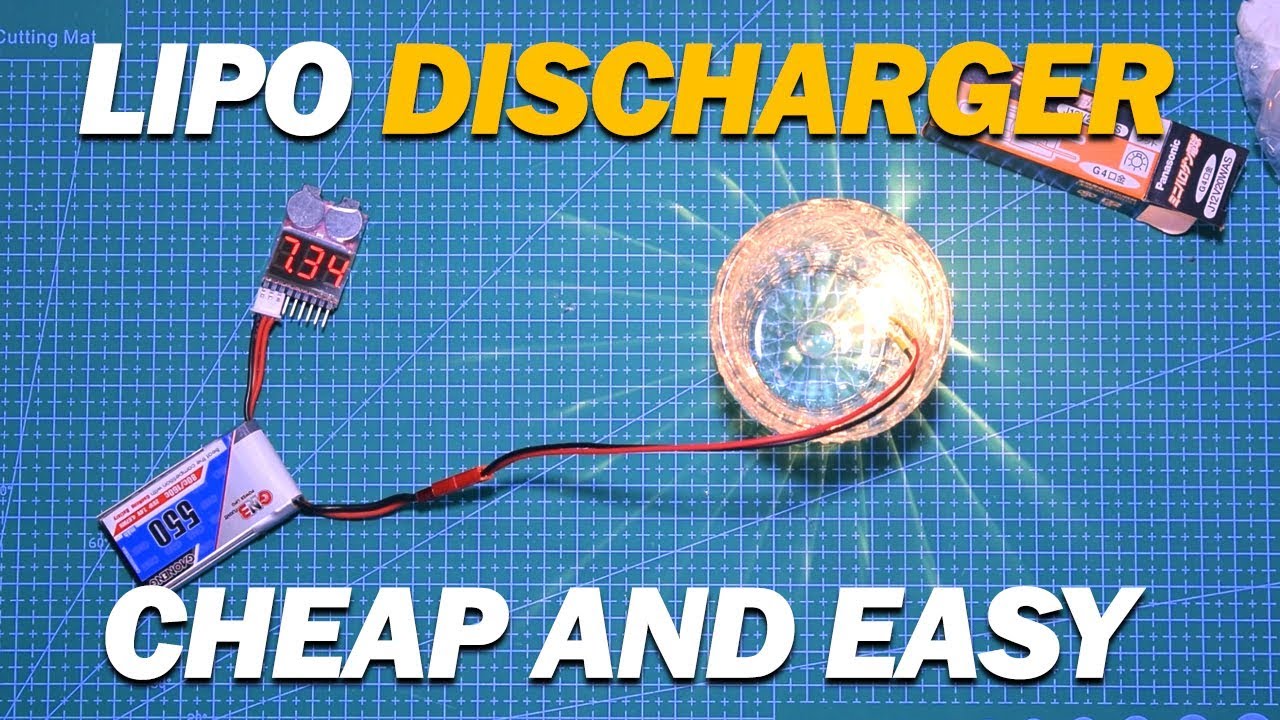 How to build a Lipo Discharger cheap and easy!