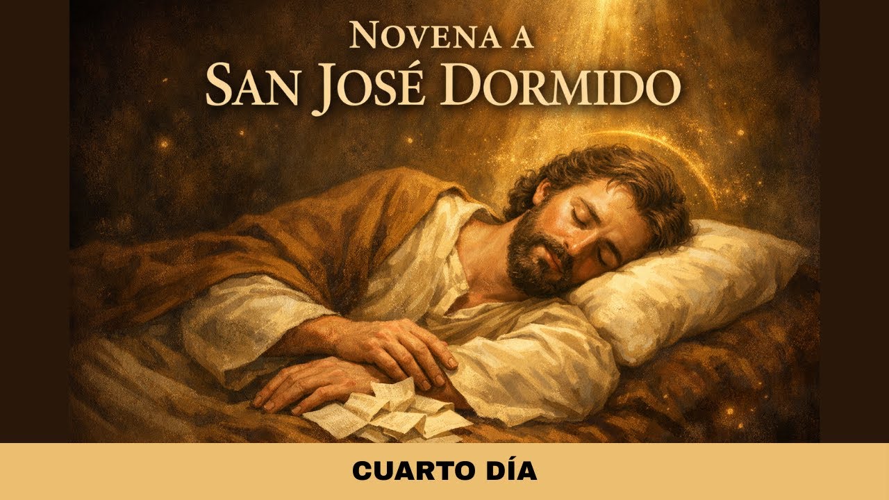 CUARTO DÍA | Novena a San José Dormido 🙏 | Confiar cuando Dios habla en sueños 🤍✨