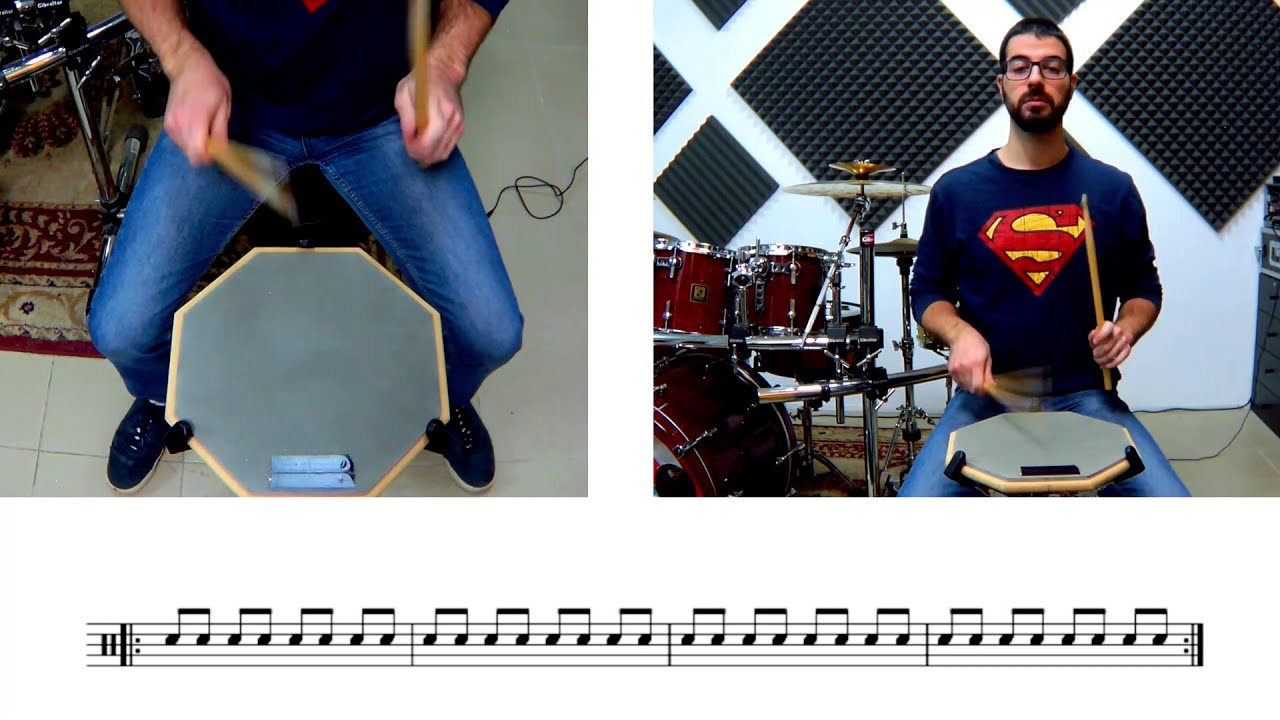 Let's Train Together - Rullo a Colpi Singoli/ Single Stroke 235 BPM
