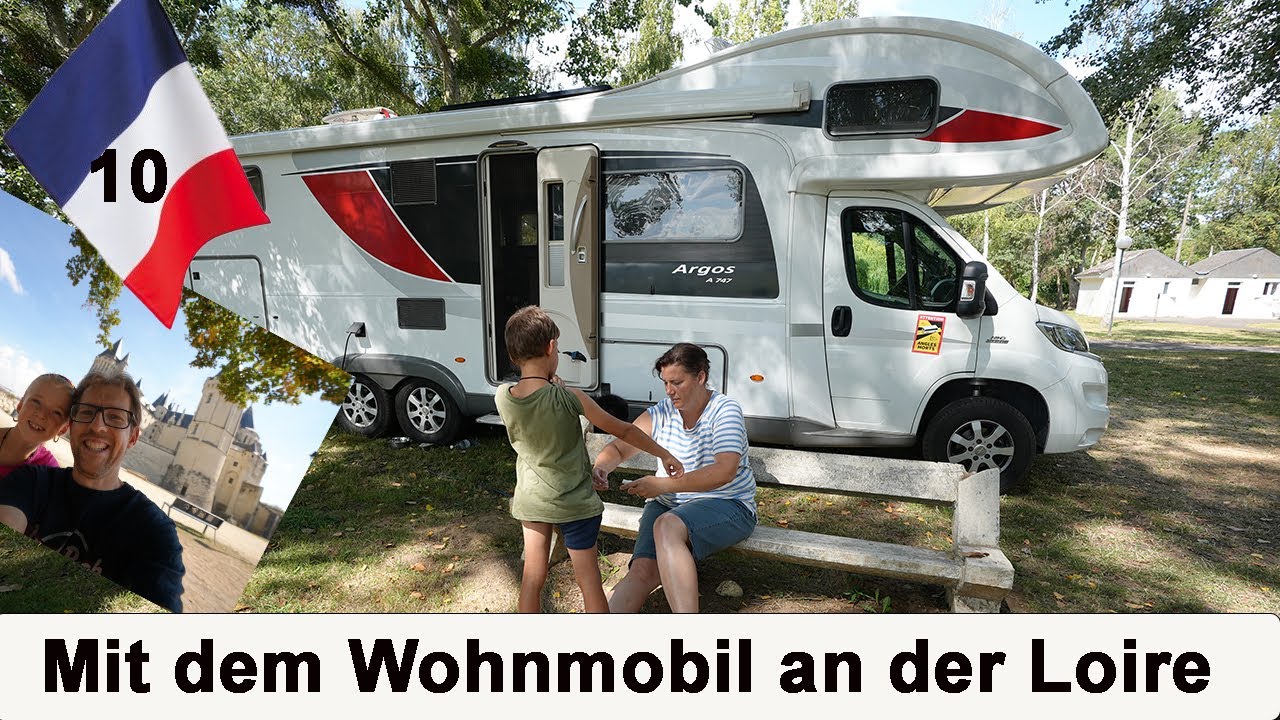 Camping und Schlossbesichtigung an der Loire: Schloss Saumur & Camping Chouzé sur Loire