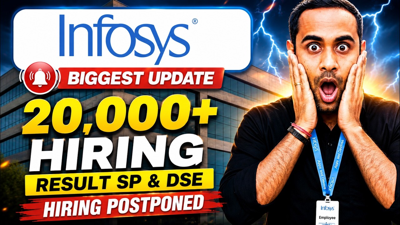 Крупнейший наем в Infosys 20 000+ | Экзамены, результаты | Экзамены перенесены |