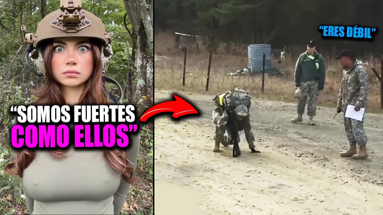 MUJER SOLDADO DE TIKTOK FALLA UNA SIMPLE CAMINATA MILITAR ...