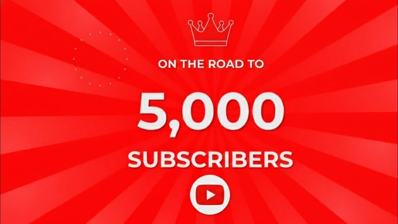 On The Road To 5000 Subscribers