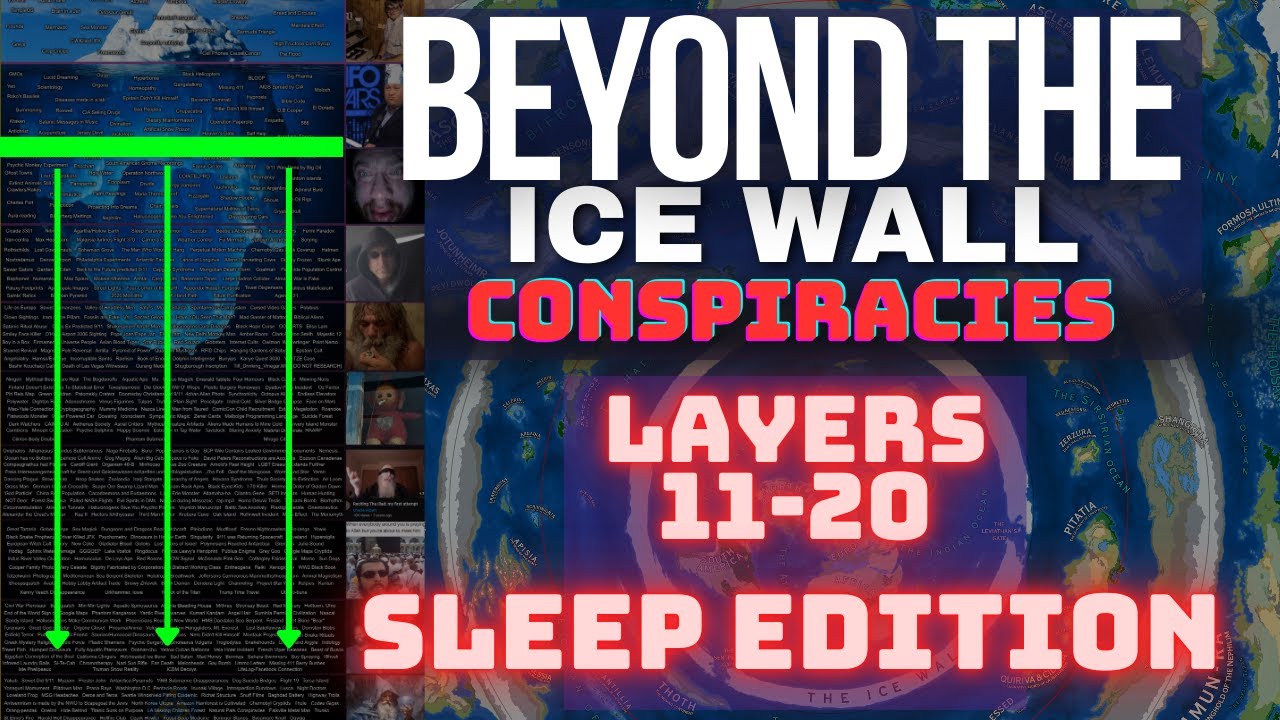 Beyond The Ice Wall Conspiracy Iceberg [LAYERS 11-20] Sleep Edition