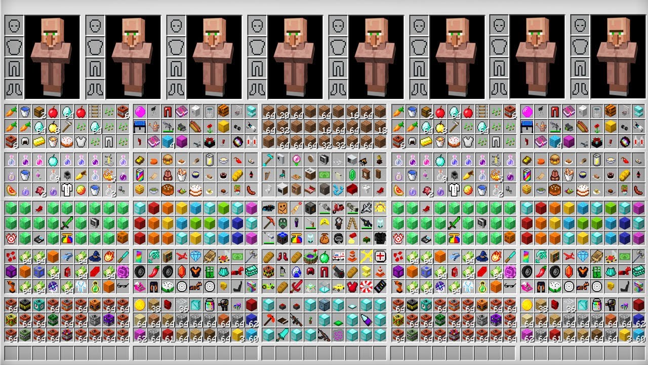 ЧТО ЛЕЖИТ В ИНВЕНТАРЕ У ВСЕЙ ДЕРЕВНИ ЖИТЕЛЕЙ В МАЙНКРАФТ | Компот Minecraft