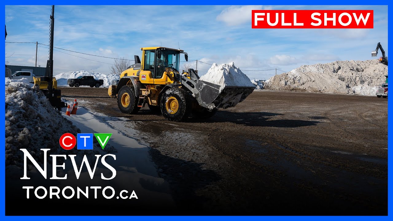 Snowstorm cleanup still underway with dump sites at capacity | CTV News Toronto at Noon for Jan. 28