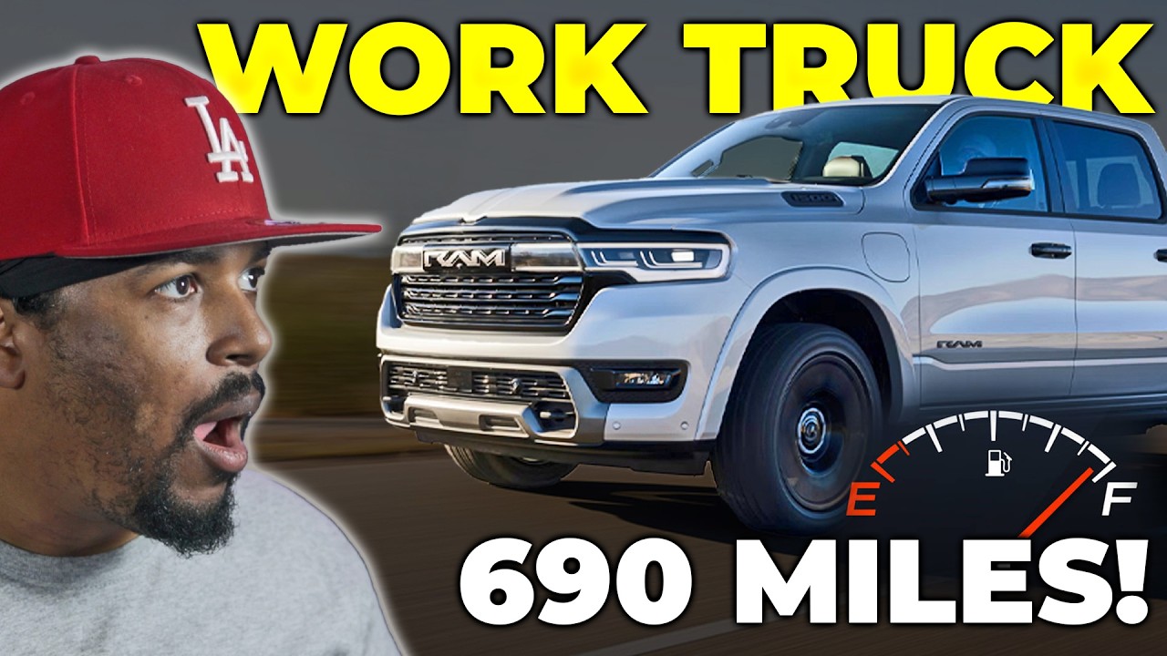 690-мильный «электрический» грузовик Ram с газовым двигателем