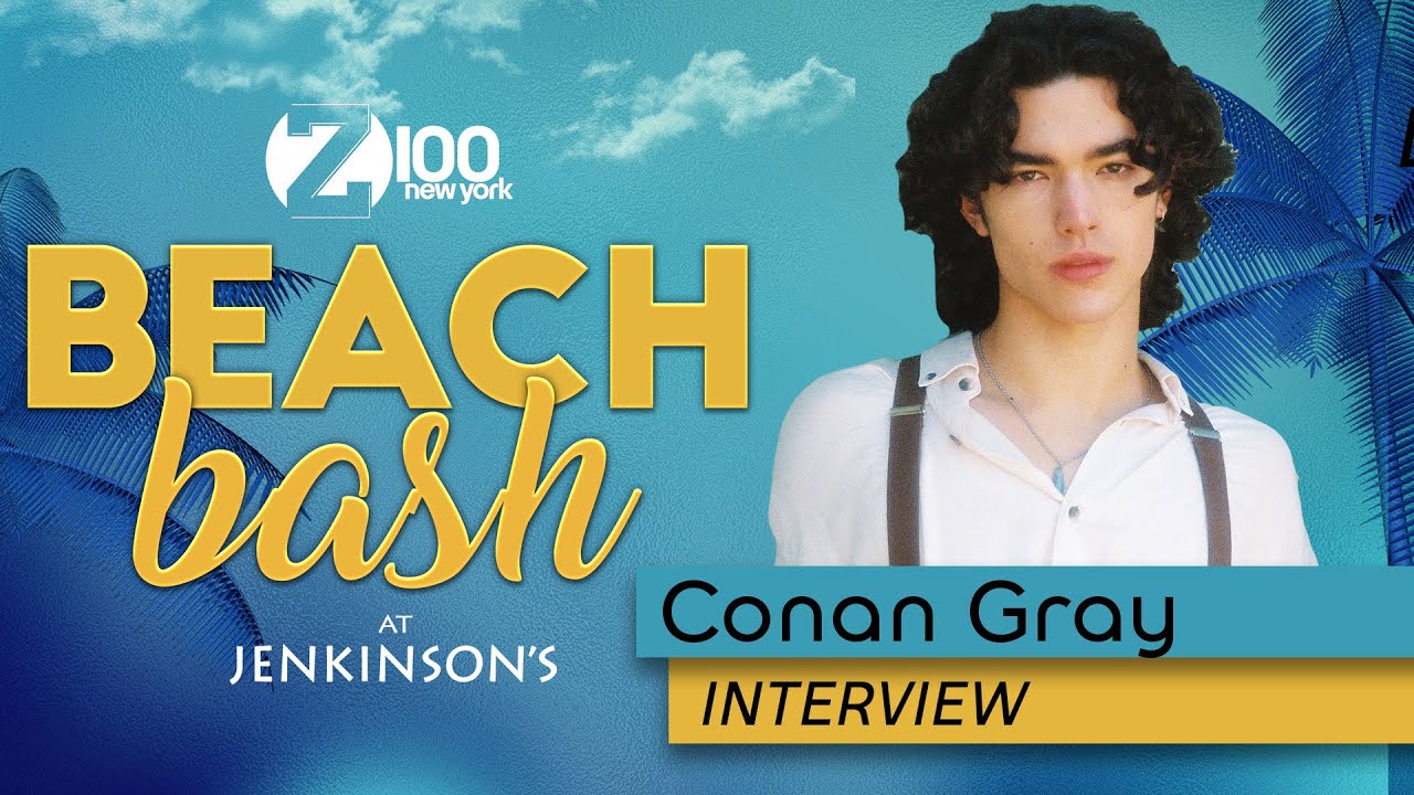 Conan Gray Reveals His Hair Care Routine & Describes Working With Julia Michaels  | Z100 Beach Bash