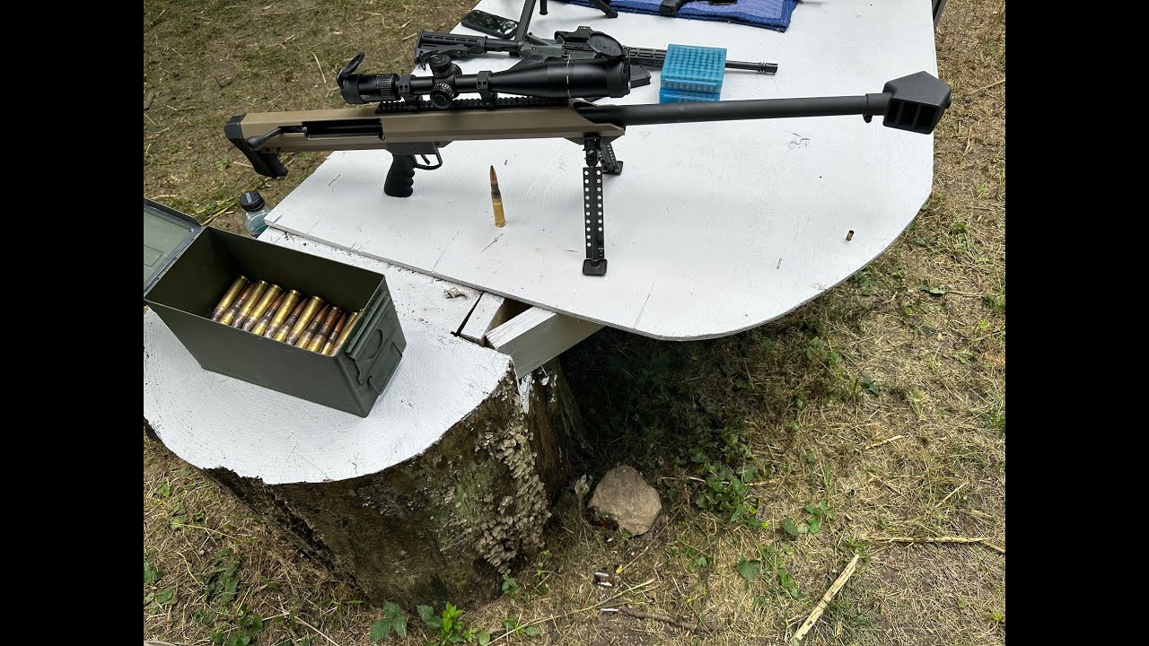 50 Cal Shooting with the Boys: Barrett M99A1 Zeroing