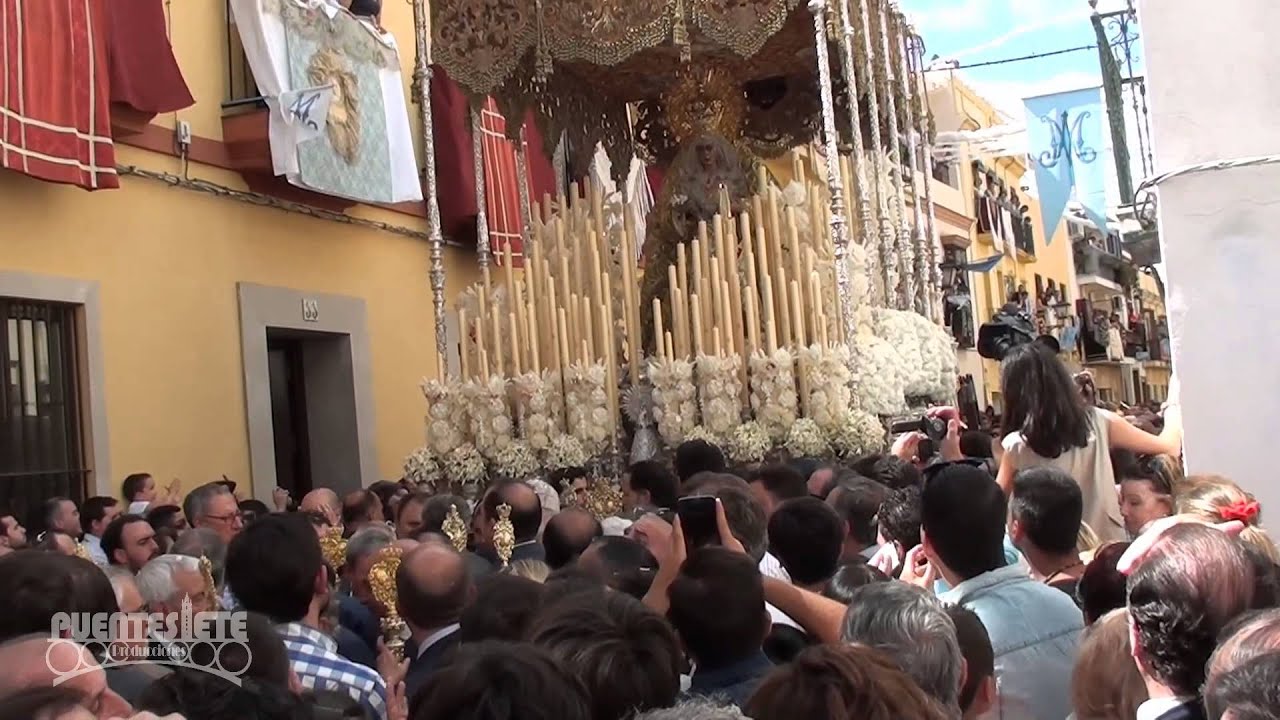 Aniversario Coronación de la Macarena.- Traslado a la Catedral.Mayo 2014.