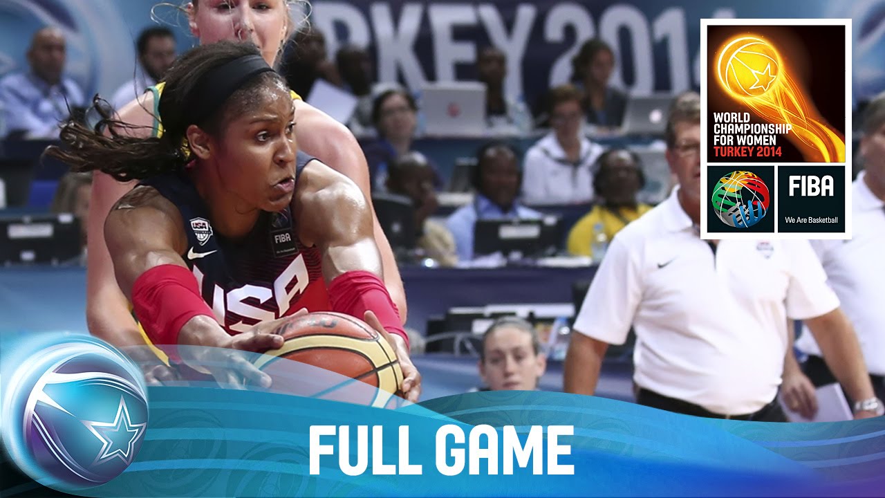 Australia v USA - Full Game - Semi Final - 2014 FIBA World Championship for Women