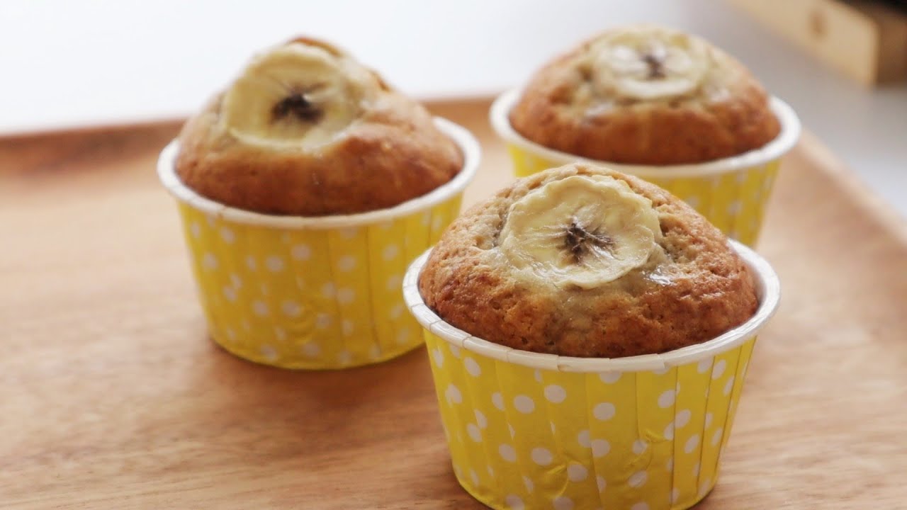 Banana Muffin 香蕉瑪芬蛋糕｜Apron