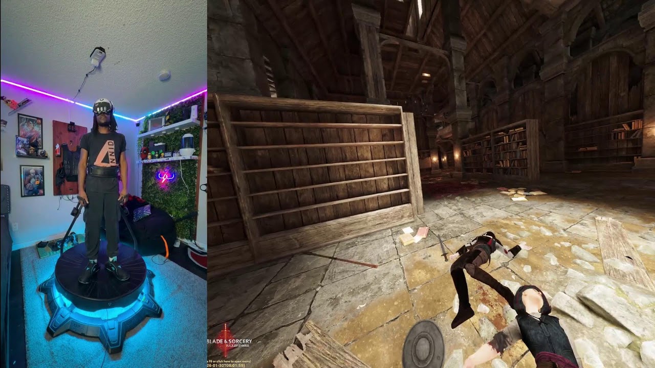 Back on the VR GRIND!! Blade and Sorcery Permadeath Treadmill Run!