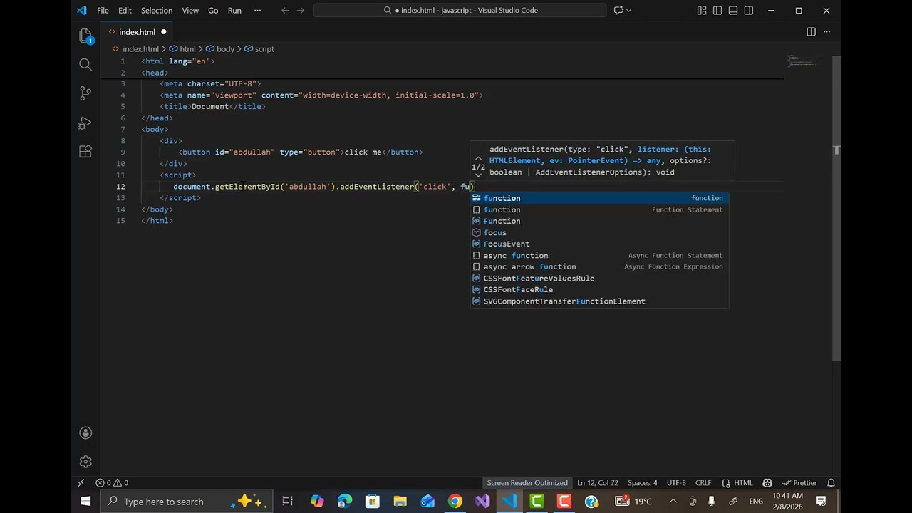 tutorial javascript document part 20