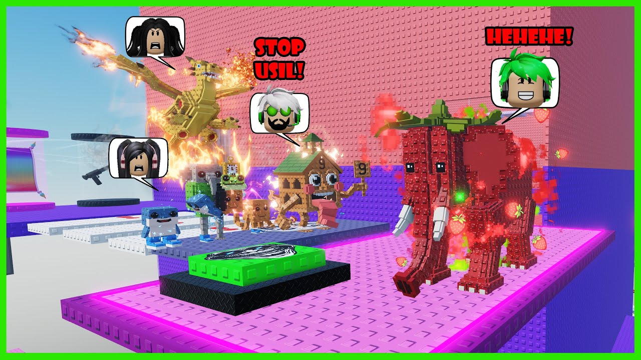 Aku Berubah Jadi OG Elephant Untuk Usilin Mereka Semua 😂 - Roblox Brainrot Morph Tower