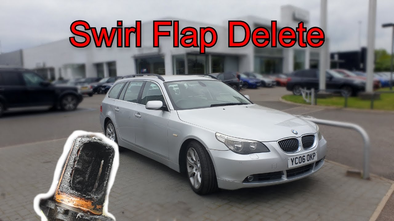 Снятие вихревых заслонок на моем BMW E61 525D