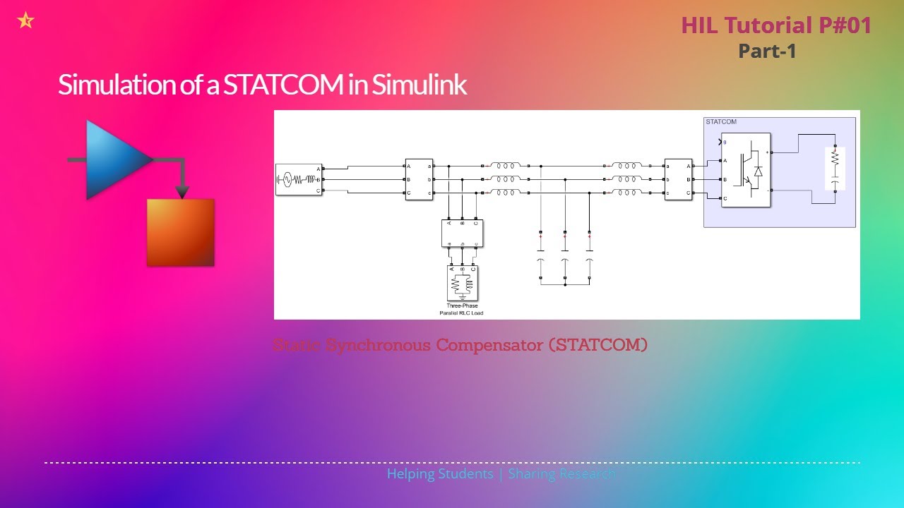 Часть 1 || Моделирование СТАТКОМа в Simulink || Энергосистема || Проект СТАТКОМ