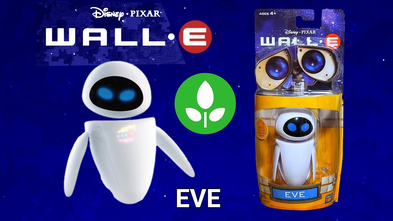Disney Pixar WALL-E Thinkway Toys - EVE figure robot review