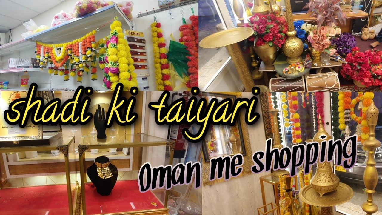 Wedding Shopping in Oman | Mall Aur Local Shops | Indian Vlog 