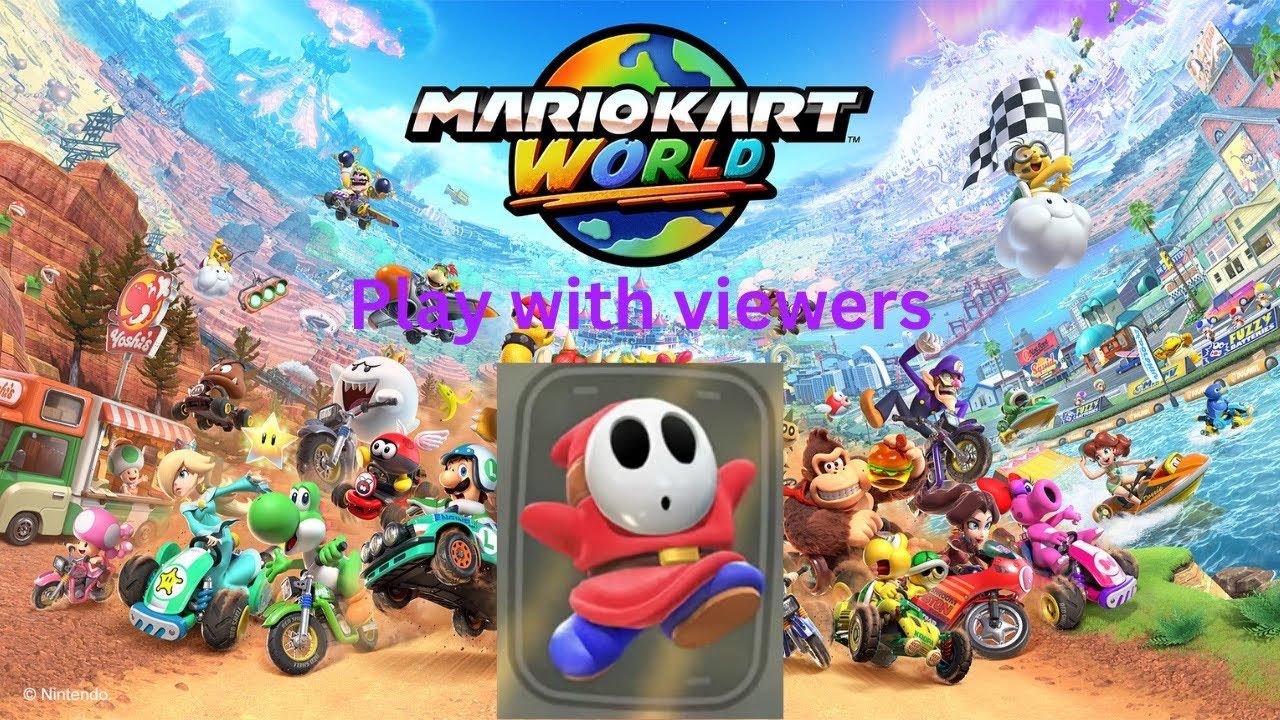 Shy Guy Kart World with Viewers #65