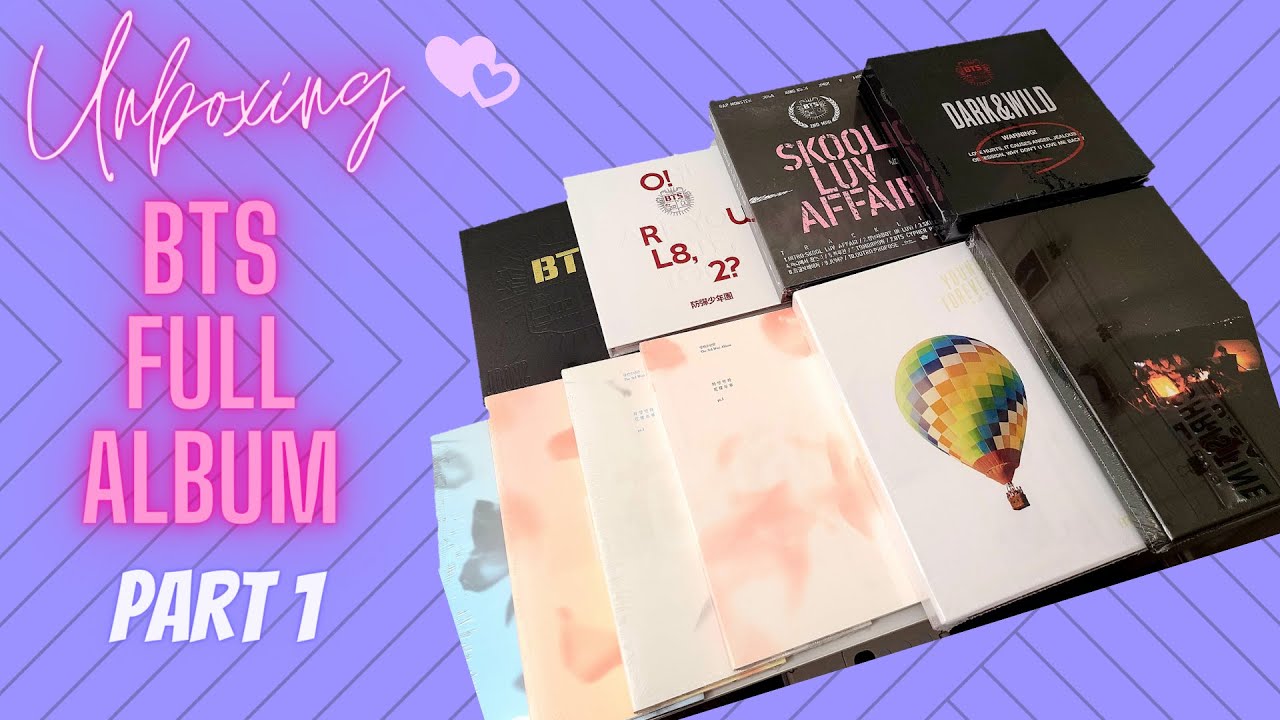 〈UNBOXING〉 MASSIVE BTS ALBUM HAUL Part 1 (Full Album Scroll Through) 😊