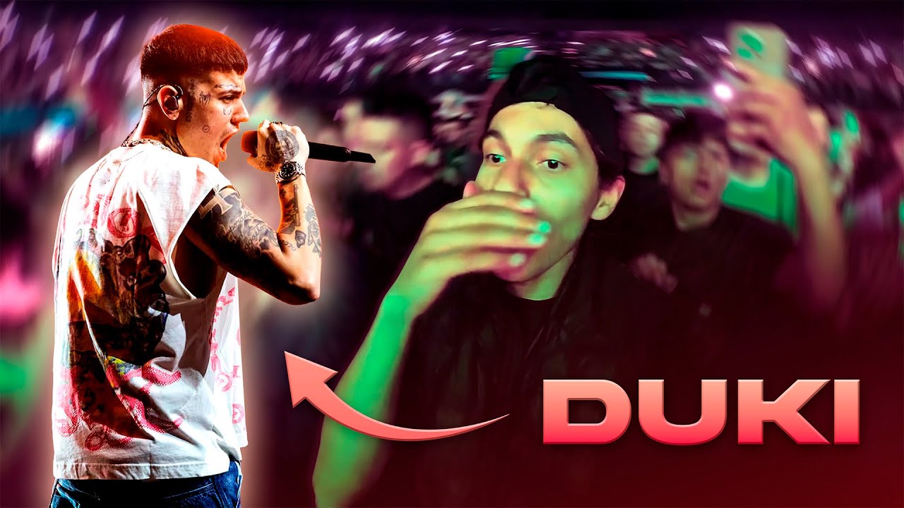 Fuí al CONCIERTO de DUKI en BOGOTÁ