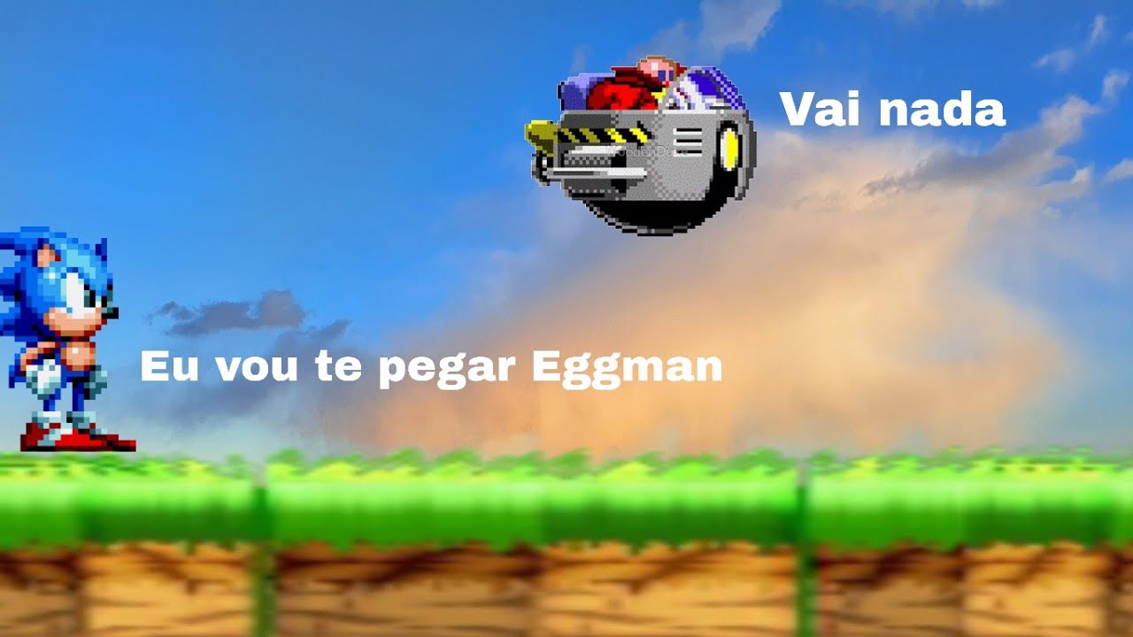Jogando Sonic 2 com debug mode 