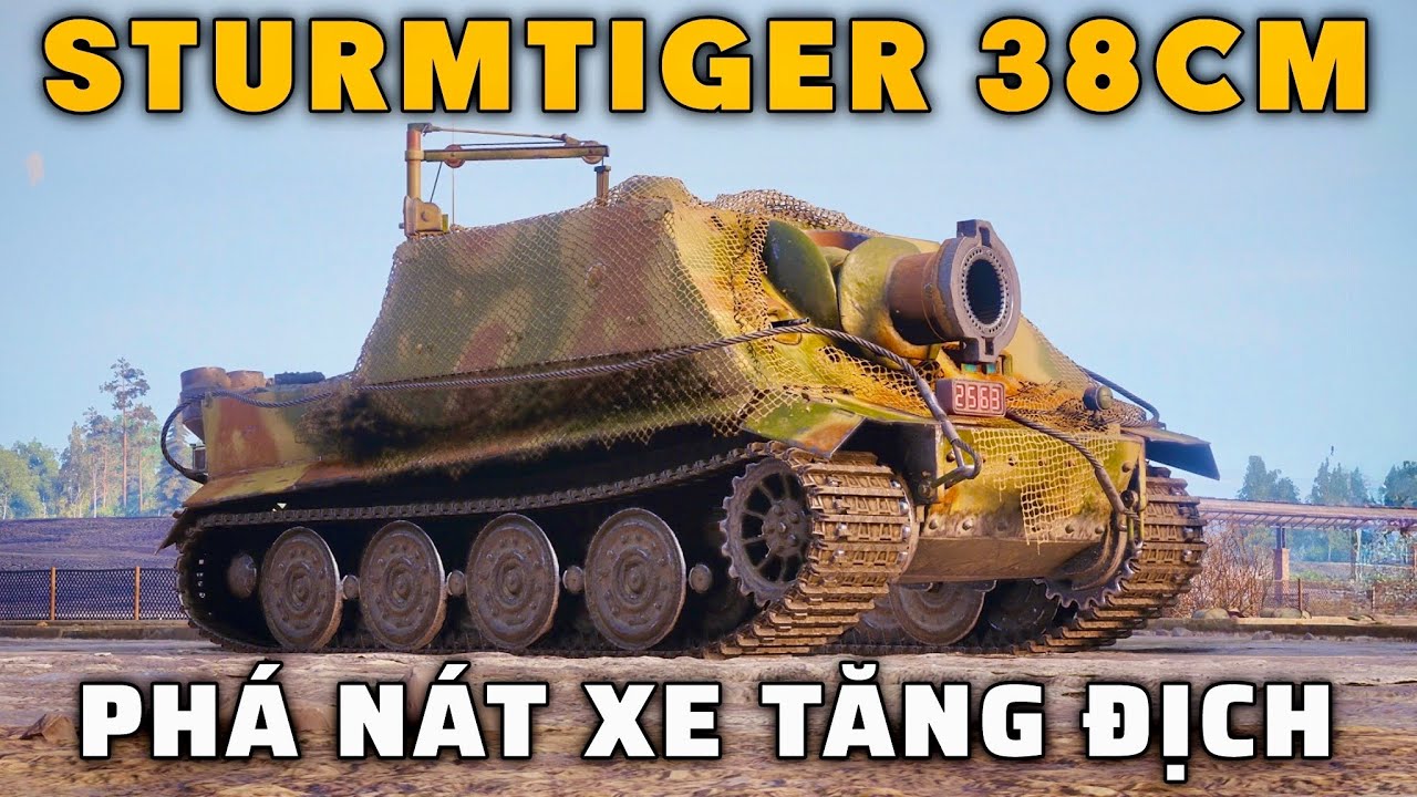 Sturmtiger: Khẩu pháo 38cm lớn nhất World of Tanks!