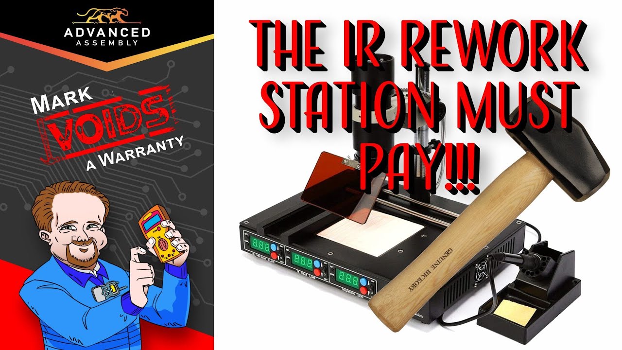 Mark Voids a Warranty: Infrared Soldering Station