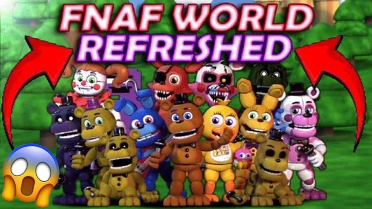 Playing Fnaf World: Refreshed