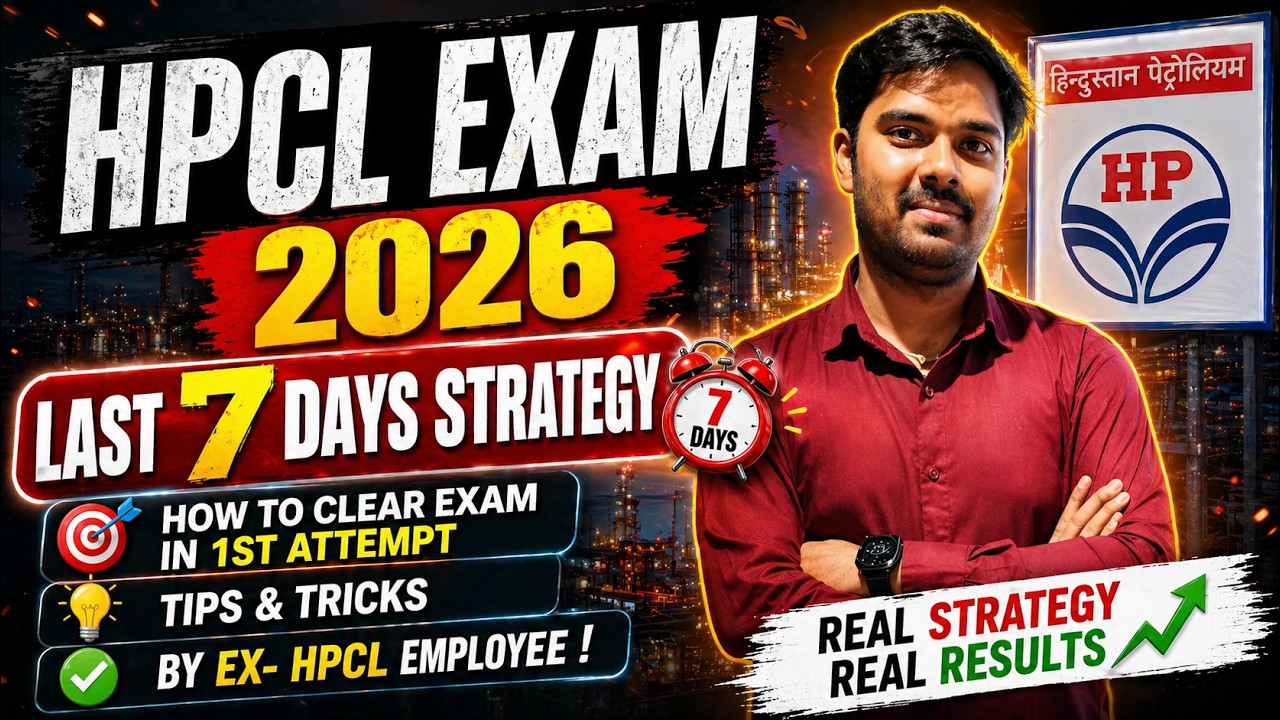 HPCL Exam 2026: Last 7 Days IBPS Strategy to Crack in 1st Attempt