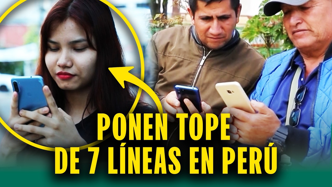 Quieren frenar extorsiones con tope de 7 líneas por peruano