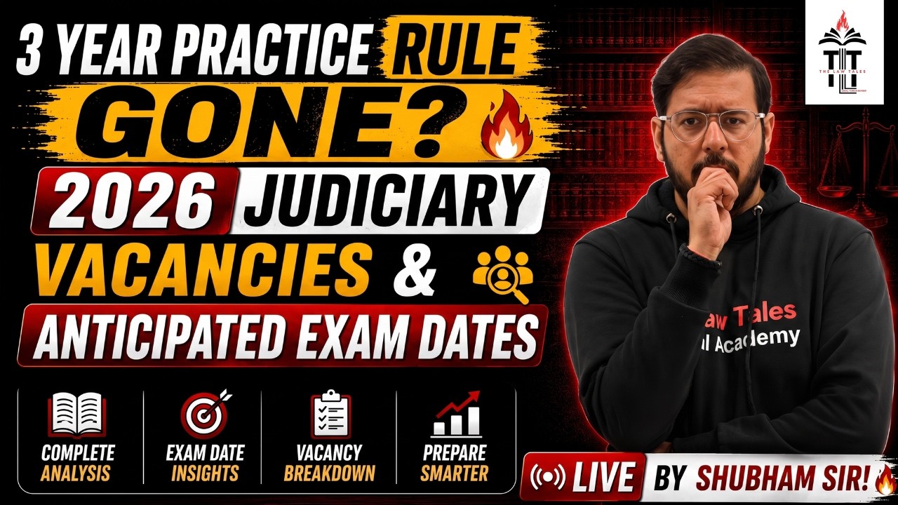 3 Year Practice Rule Gone? 2026 Judiciary Vacancies & Anticipated Exam Dates