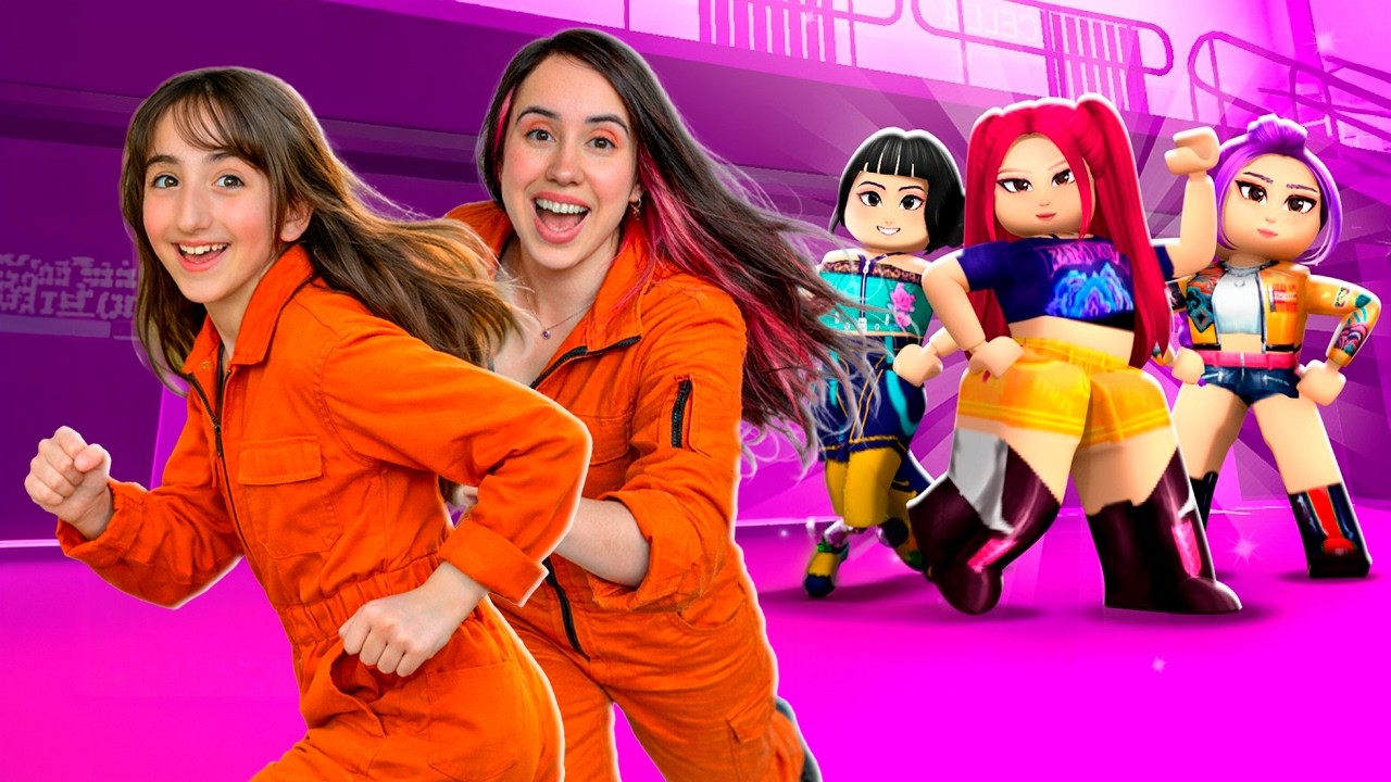 PRECISAMOS FUGIR das GUERREIRAS do K-POP no ROBLOX! Prison Run - Sophie Também Joga