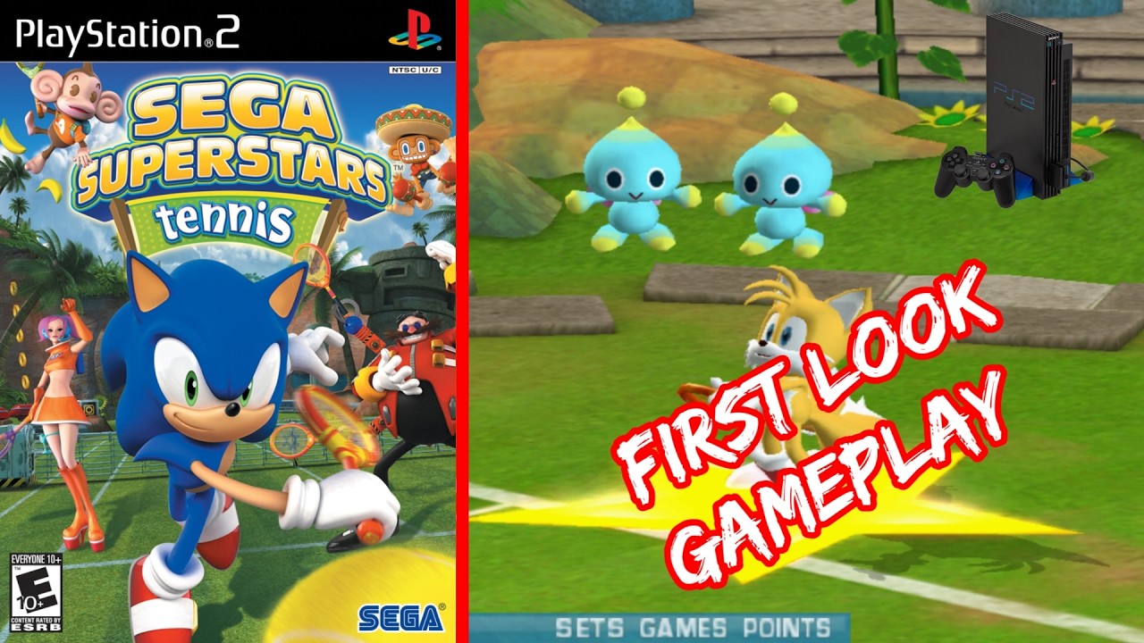 Sega Superstars Tennis – PS2 Gameplay