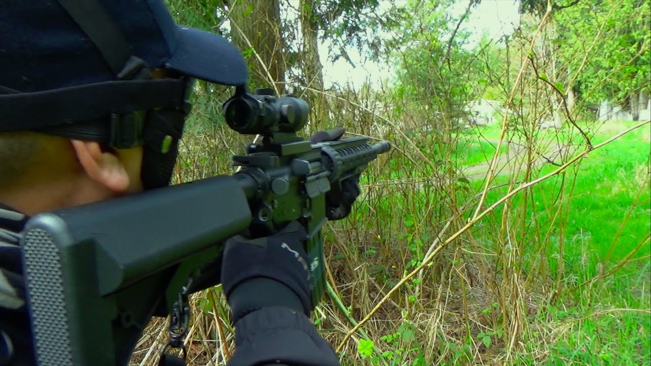 Airsoft War VFC HK416 P*, A&K M60, AK74, @ Paintball Station