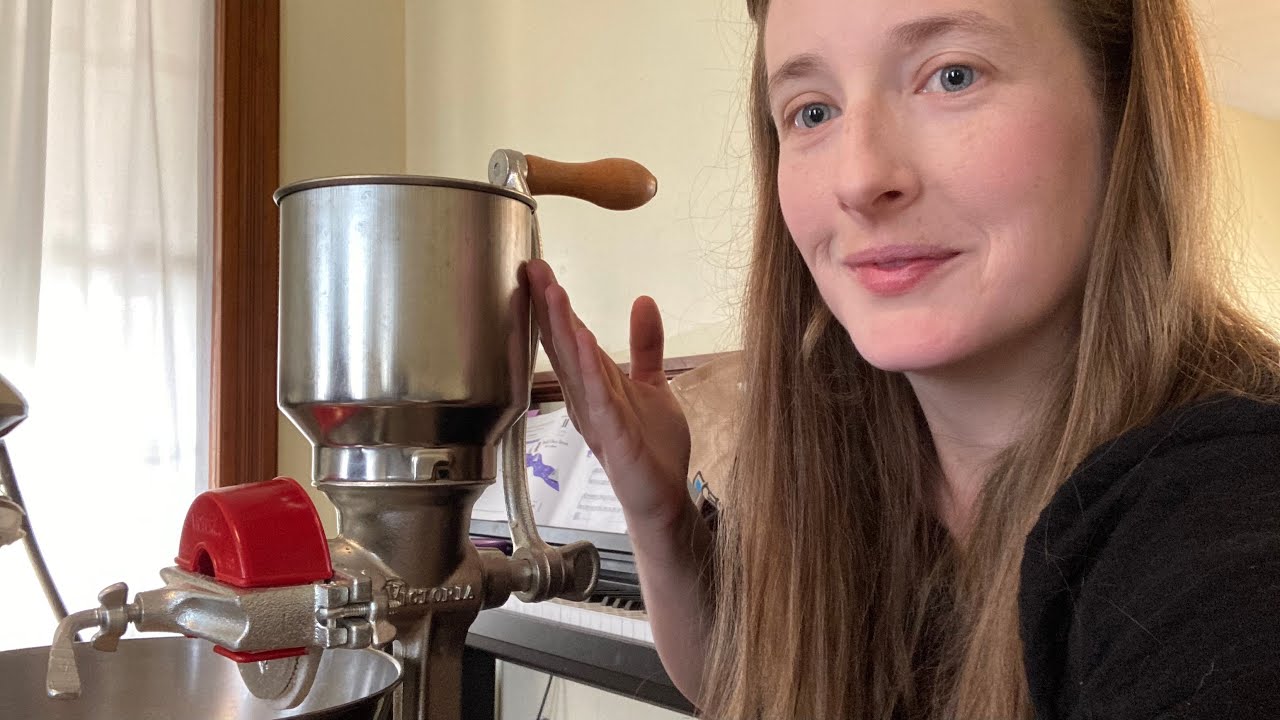 UNBOXING Victoria Manual Grain Mill | Set-Up and First Run #unboxing #homestead