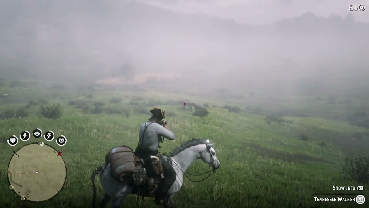Red Dead Redemption 2 Lured in 2 moose with bait near Emerald Ranch.