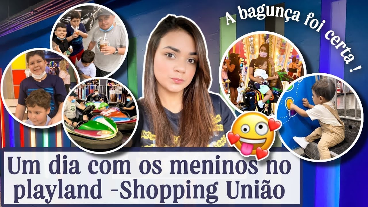 UM DIA COM OS MENINOS NA PLAYLAND - SHOPPING UNIÃO! #vlog #shopping #brinquedos #parque #bagunca