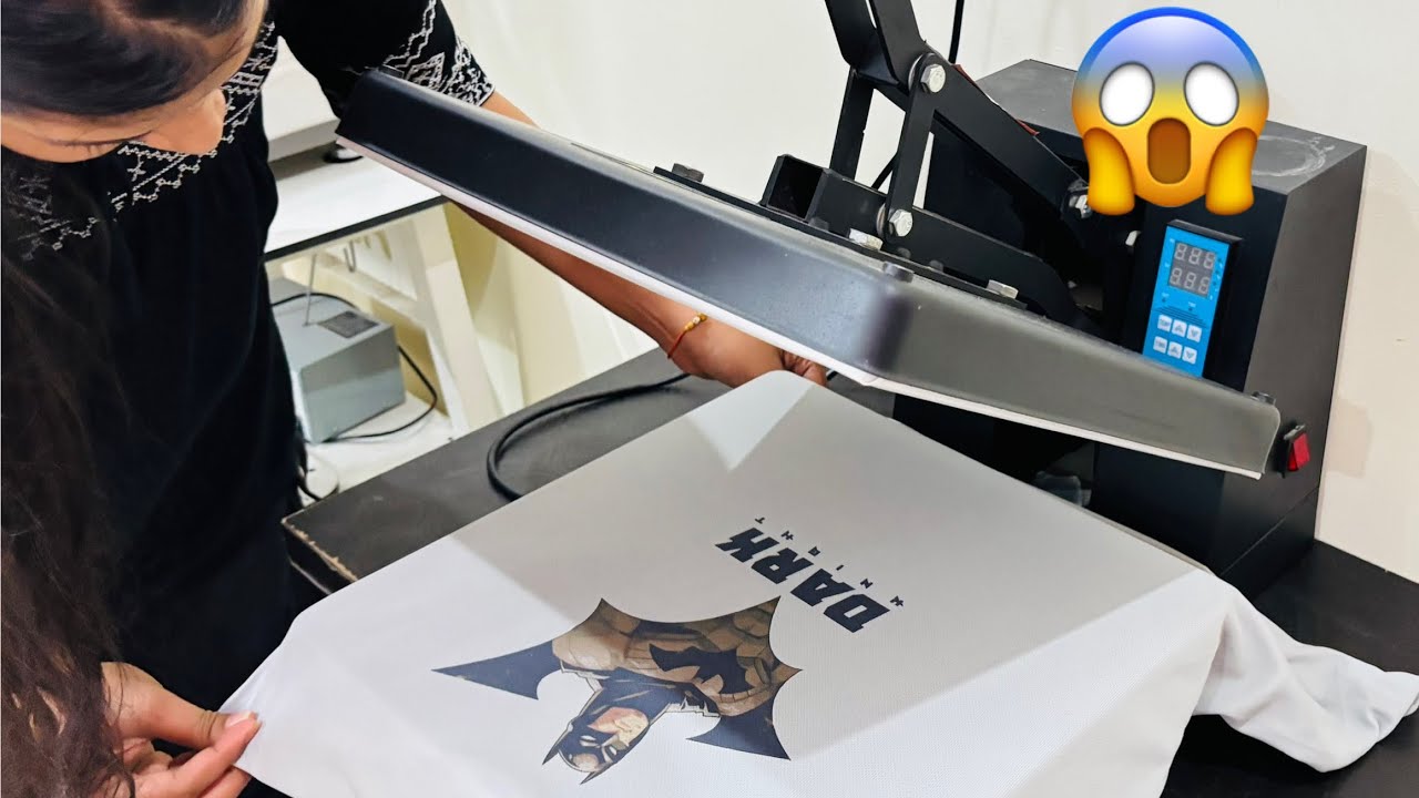 Heat Press T-Shirt Printing Tutorial | Step by Step Guide 2025 !  #diy 