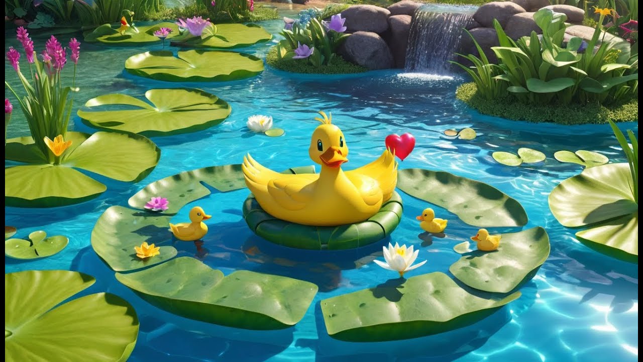 Quacky Ducks and Swishy Fish | Pond Adventure Song for Kids | Fun Water Animal Rhyme for Toddlers