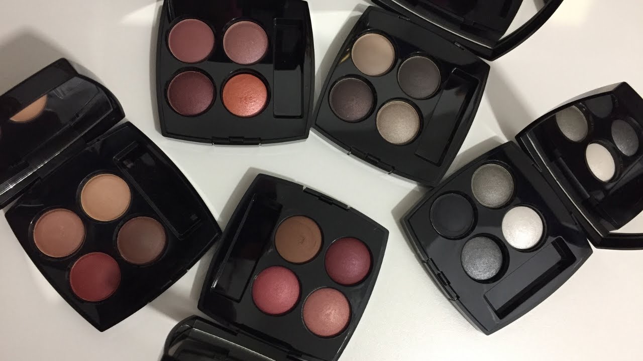CHANEL | Warm Memories, Candeur et Expérience, Blurry Grey, Modern Glamour | Les 4 Ombres Eyeshadow