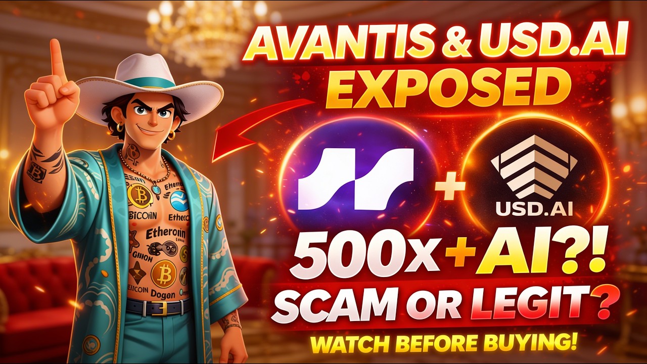 Avantis & USD.AI EXPOSED 🚨 500x Leverage + AI Stablecoin Legit or Scam?