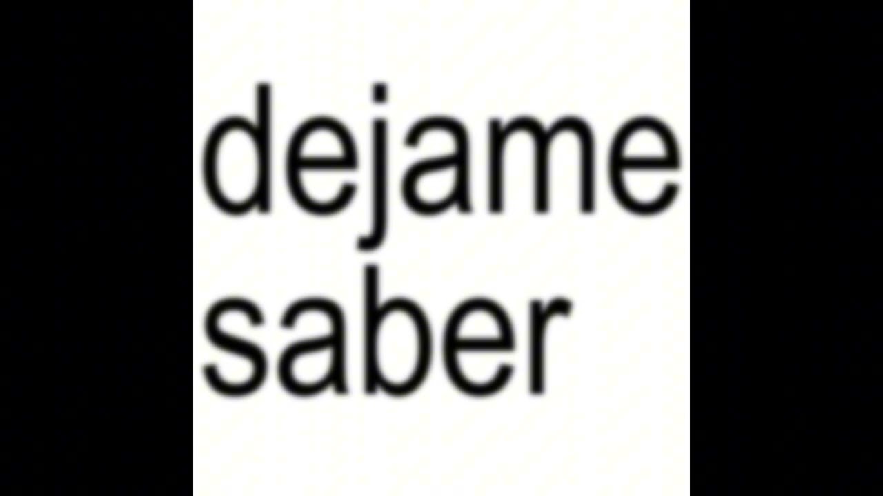 Ray - dejame saber