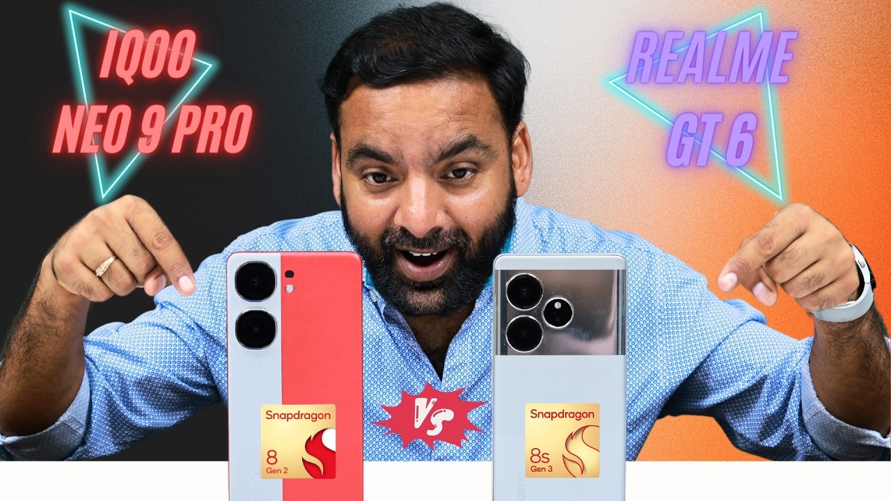 True Flagship Killer of 2024 - iQOO Neo 9 Pro vs realme GT 6 | Best  5G Phone under 35000 !