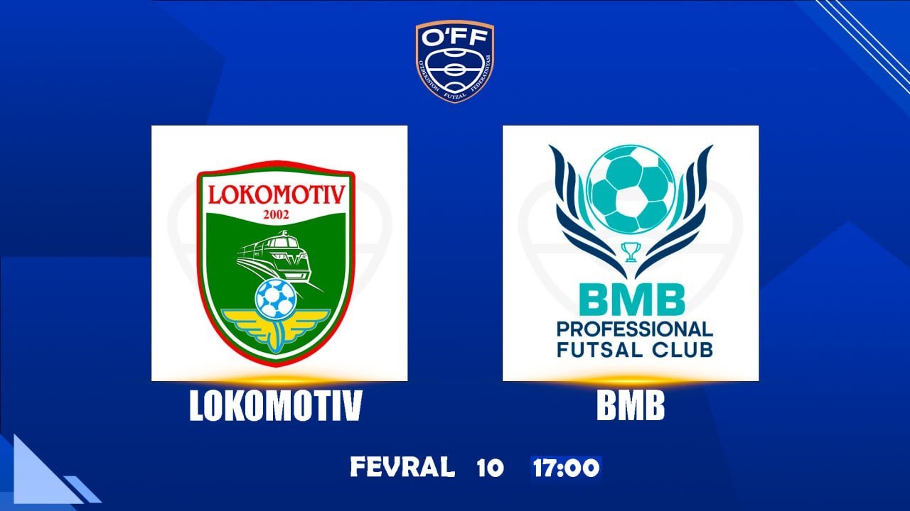 FUTZAL OʼZBEKISTON CHEMPIONАTI.  8-TUR.  LOKOMOTIV - BMB | 17:00 | 10.02.2026 | #LIVE, #futzal