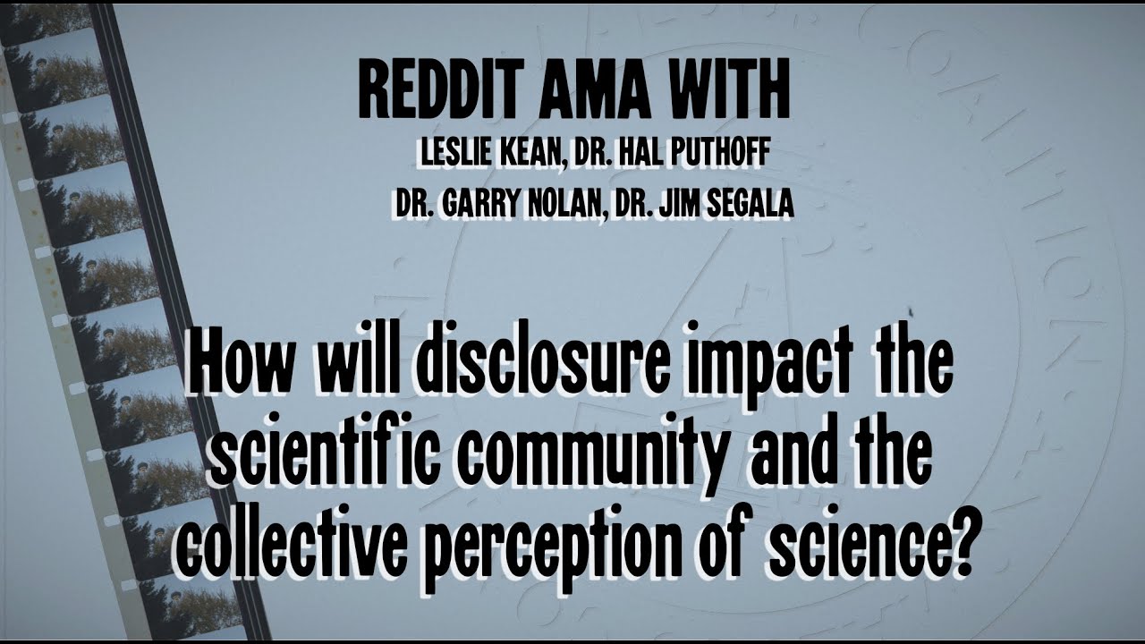 How will disclosure impact the scientific community and the collective perception of science?