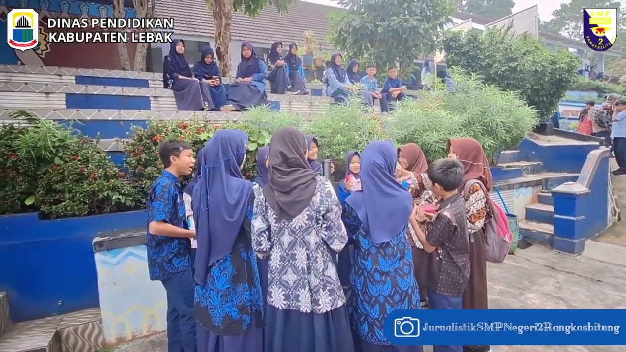 Pagi Menyapa di SMP Negeri 2 Rangkasbitung