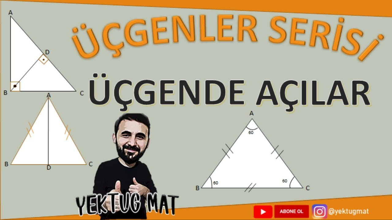 Üçgende açılar | Üçgenler Serisi | ( Eski Nesilden Yeni Nesile Geometri ) #YKS #DGS #KPSS #ALES